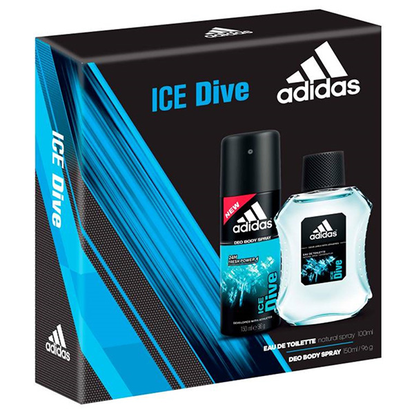 Estuche Ice de Adidas 100ml+Deo Hombre JoyPerfumes.cl