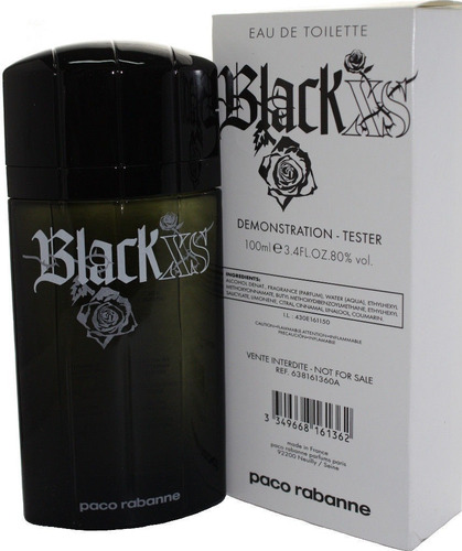 Tester Black Xs de Paco Rabanne Edt 100 ml hombre JoyPerfumes.cl